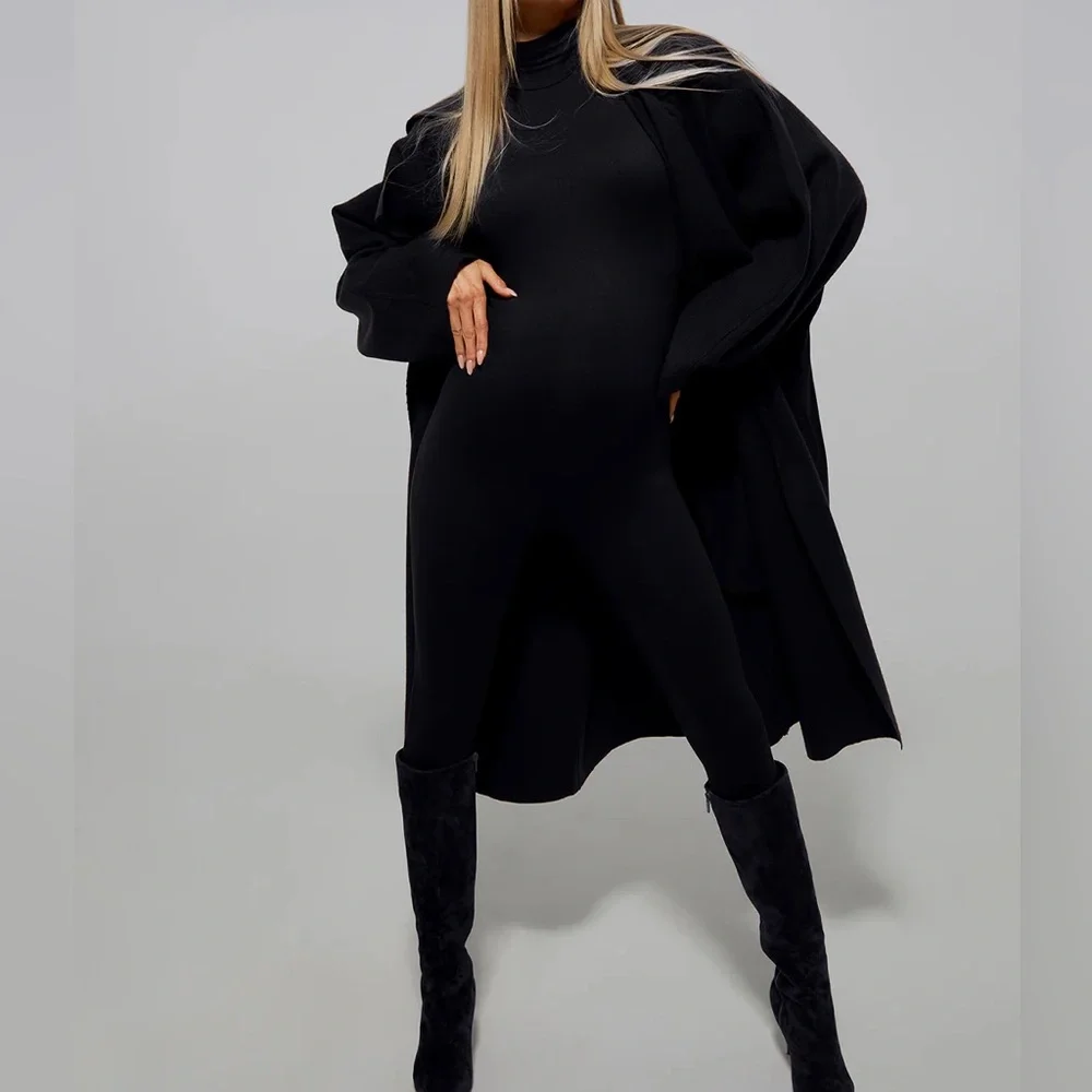 Bumpsuit “The Penelope” Maternity Unitard – Black – Size M – EUC - Picture 2 of 5